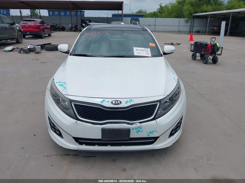 2014 Kia Optima VIN 5XXGR4A67EG278835 IAAI salvage auction — FRONT END, Original (Texas), sold $2,650 on 2026-07-22 (photo 6)