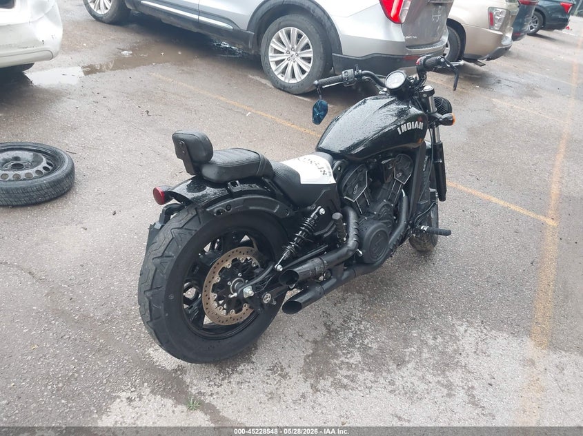 2021 Indian motorcycle co. Scout VIN 56KMTB110M3177237 IAAI salvage auction — FRONT END, Salvage (Kansas), sold $3,000 on 2026-07-08 (photo 4)