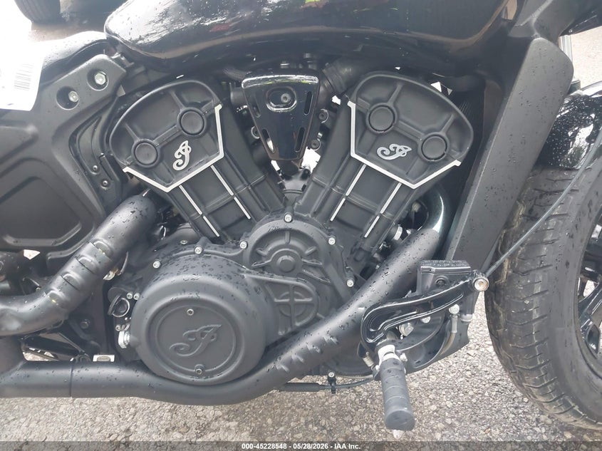 2021 Indian motorcycle co. Scout VIN 56KMTB110M3177237 IAAI salvage auction — FRONT END, Salvage (Kansas), sold $3,000 on 2026-07-08 (photo 8)