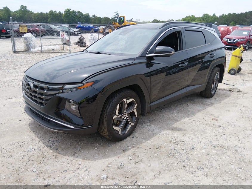 2022 Hyundai Tucson VIN KM8JECA14NU019404 IAAI salvage auction — FRONT & REAR, Salvage Title, sold $9,300 on 2026-07-09 (photo 2)
