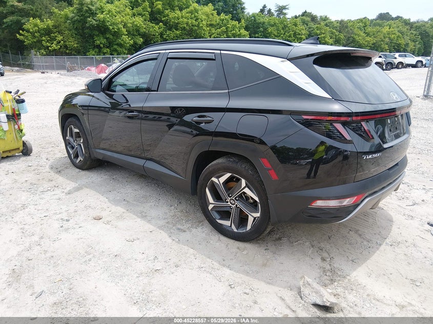 2022 Hyundai Tucson VIN KM8JECA14NU019404 IAAI salvage auction — FRONT & REAR, Salvage Title, sold $9,300 on 2026-07-09 (photo 3)