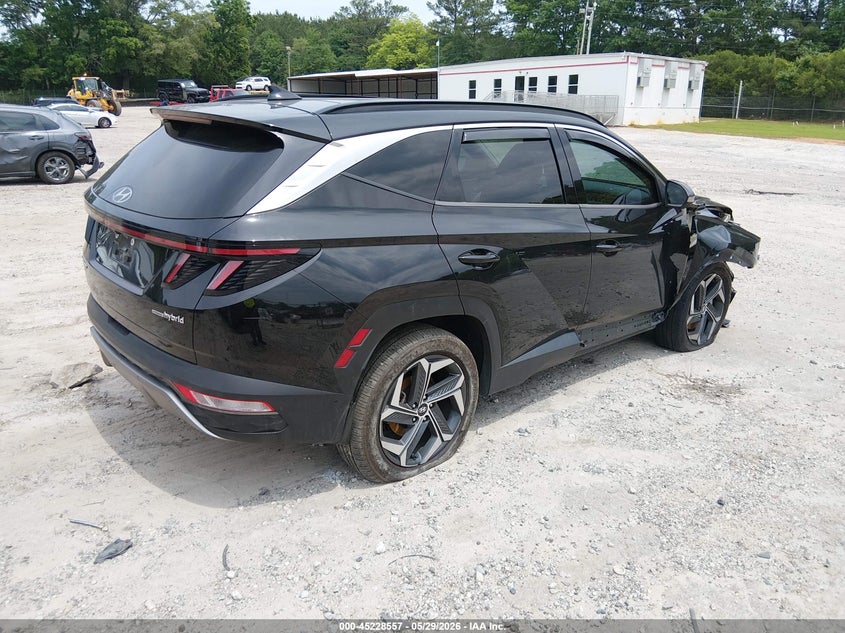 2022 Hyundai Tucson VIN KM8JECA14NU019404 IAAI salvage auction — FRONT & REAR, Salvage Title, sold $9,300 on 2026-07-09 (photo 4)