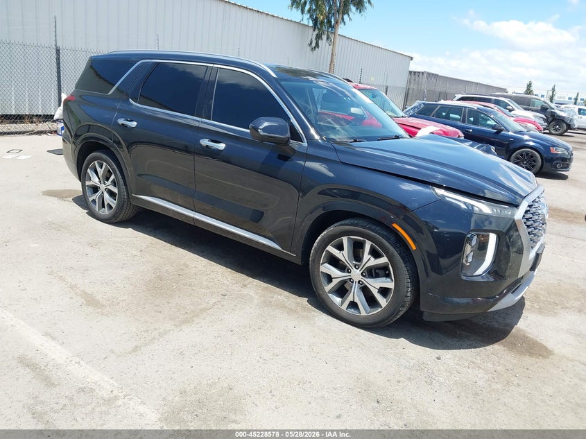 2021 Hyundai Palisade VIN KM8R5DHE0MU233726 IAAI salvage auction — LEFT FRONT, Salvage Title, sold $5,250 on 2026-07-20 (photo 1)