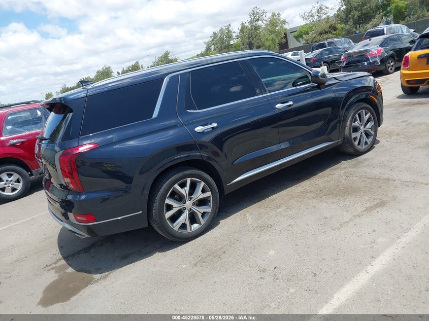 2021 Hyundai Palisade VIN KM8R5DHE0MU233726 IAAI salvage auction — LEFT FRONT, Salvage Title, sold $5,250 on 2026-07-20 (photo 4)