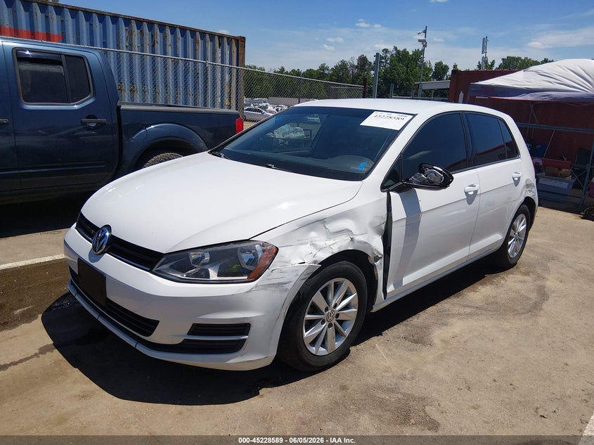 2015 Volkswagen Golf VIN 3VW217AU4FM013076 IAAI salvage auction — SIDE, Salvage (Mississippi), sold $1,650 on 2026-07-10 (photo 6)