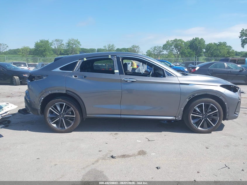 2024 Infiniti Qx55 VIN 3PCAJ5JR1RF108623 IAAI salvage auction — HAIL, Salvage Title, sold $9,550 on 2026-07-28 (photo 6)