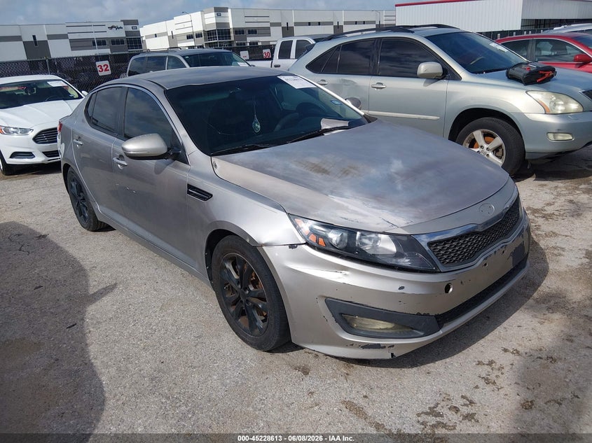 2011 Kia Optima VIN KNAGN4A79B5051924 IAAI salvage auction — NORMAL WEAR, Original (Texas), sold $600 on 2026-07-07 (photo 1)