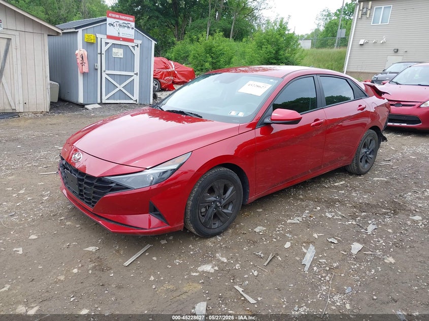 2023 Hyundai Elantra VIN KMHLM4AGXPU397722 IAAI salvage auction — REAR END, Salvage (Pennsylvania), sold $2,700 on 2026-08-01 (photo 2)