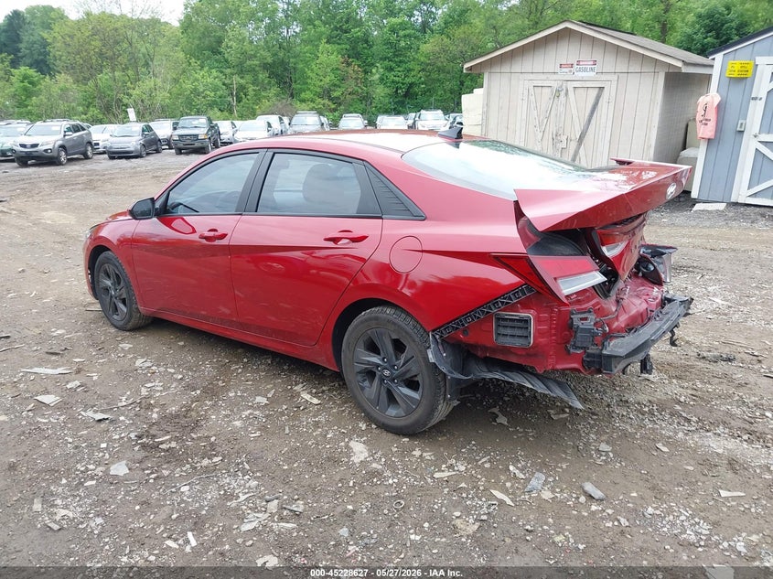 2023 Hyundai Elantra VIN KMHLM4AGXPU397722 IAAI salvage auction — REAR END, Salvage (Pennsylvania), sold $2,700 on 2026-08-01 (photo 3)
