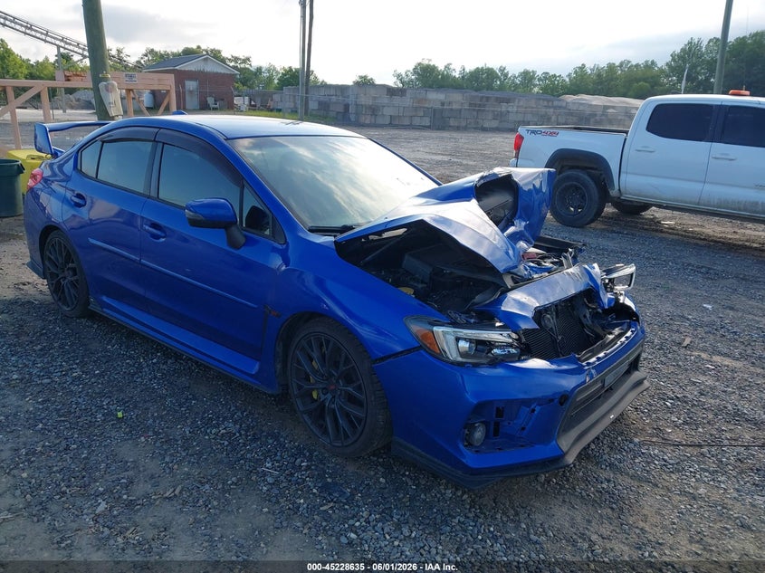 2019 Subaru Wrx sti VIN JF1VA2R63K9803427 IAAI salvage auction — FRONT END, Salvage (North Carolina), sold $5,300 on 2026-07-31 (photo 1)
