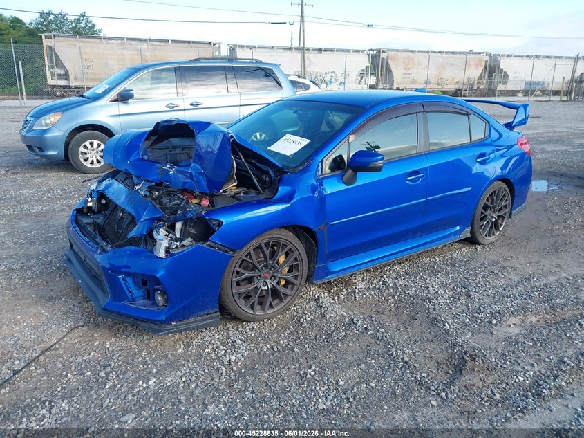 2019 Subaru Wrx sti VIN JF1VA2R63K9803427 IAAI salvage auction — FRONT END, Salvage (North Carolina), sold $5,300 on 2026-07-31 (photo 2)