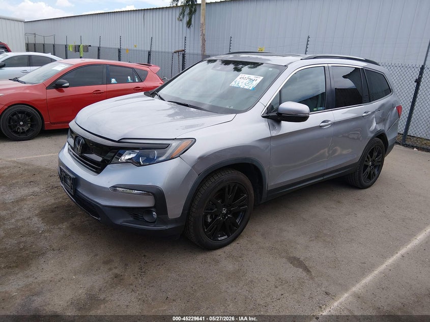 2022 Honda Pilot VIN 5FNYF5H27NB010957 IAAI salvage auction — LEFT SIDE, Salvage (California), sold $7,100 on 2026-07-29 (photo 2)