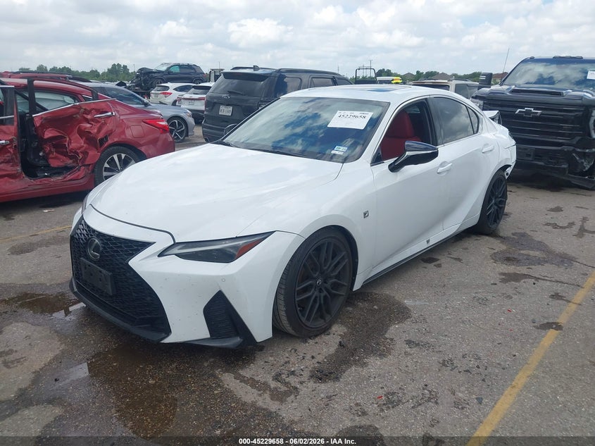 2021 Lexus Is VIN JTHGZ1B26M5047016 IAAI salvage auction — REAR END, Salvage Title, sold $13,100 on 2026-07-22 (photo 2)