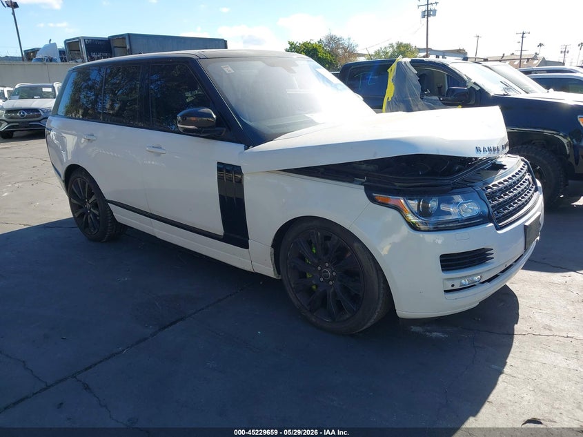 2016 Land rover RANGE ROVER VIN SALGS2EF1GA246473 IAAI salvage auction — LEFT FRONT, Salvage Certificate (California), sold $25 on 2026-07-29 (photo 1)