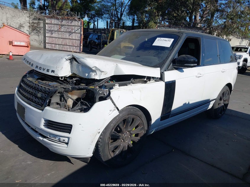 2016 Land rover RANGE ROVER VIN SALGS2EF1GA246473 IAAI salvage auction — LEFT FRONT, Salvage Certificate (California), sold $6,350 on 2026-07-29 (photo 2)