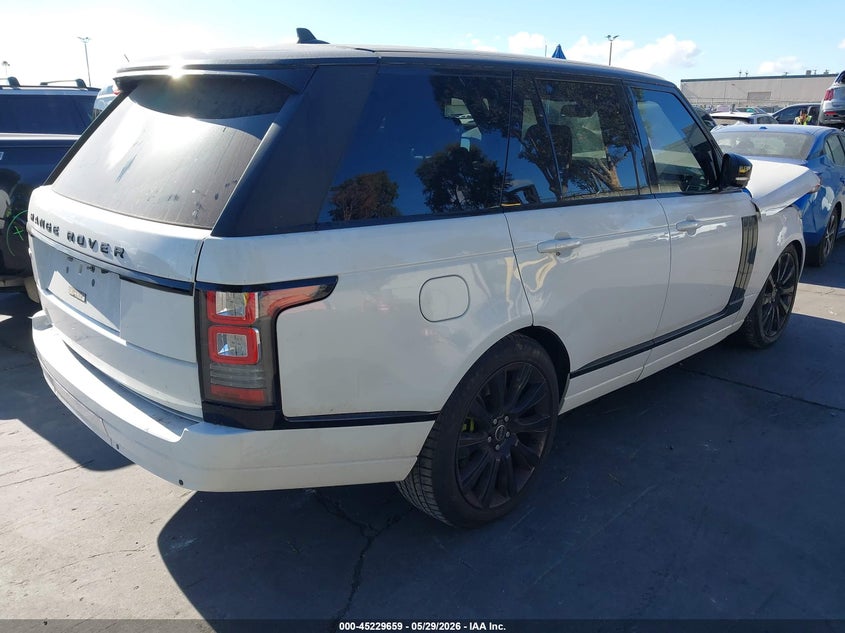 2016 Land rover RANGE ROVER VIN SALGS2EF1GA246473 IAAI salvage auction — LEFT FRONT, Salvage Certificate (California), sold $6,350 on 2026-07-29 (photo 4)