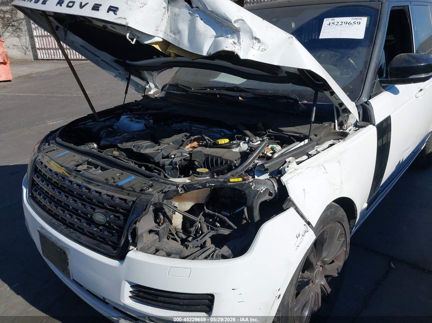 2016 Land rover RANGE ROVER VIN SALGS2EF1GA246473 IAAI salvage auction — LEFT FRONT, Salvage Certificate (California), sold $25 on 2026-07-29 (photo 6)