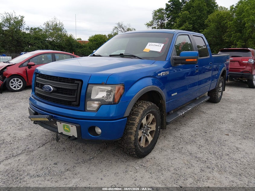 2013 Ford F-150 VIN 1FTFW1ET6DFD42525 IAAI salvage auction — NORMAL WEAR, Original (Ohio), sold $700 on 2026-07-05 (photo 2)