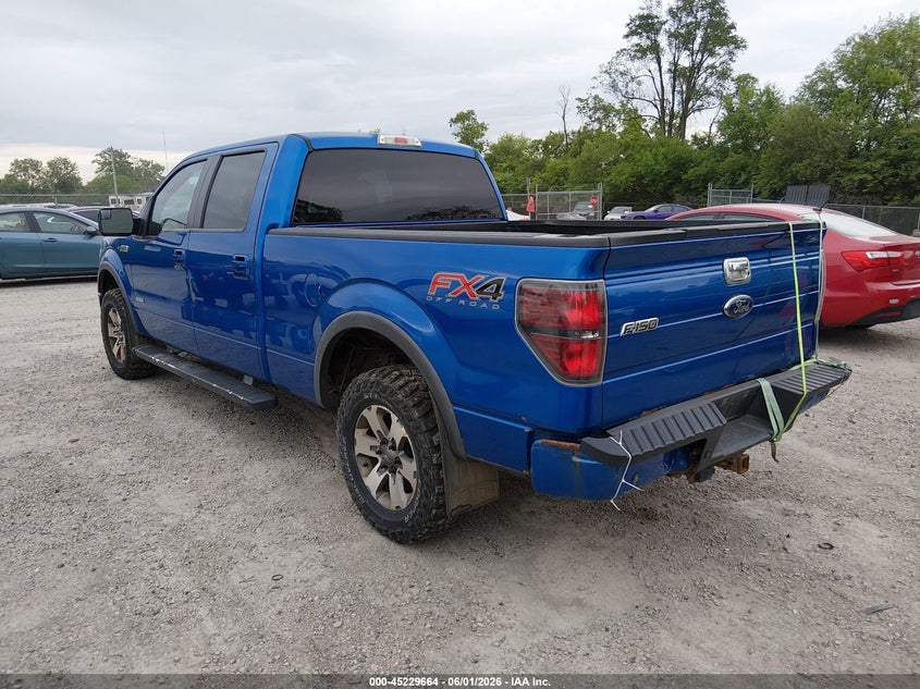 2013 Ford F-150 VIN 1FTFW1ET6DFD42525 IAAI salvage auction — NORMAL WEAR, Original (Ohio), sold $700 on 2026-07-05 (photo 3)