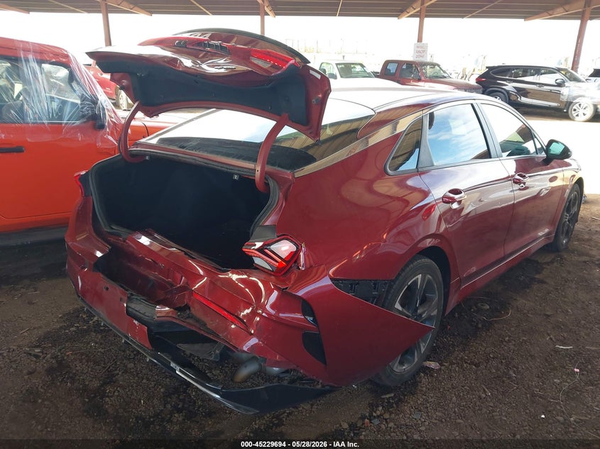 2022 Kia K5 VIN 5XXG64J25NG130480 IAAI salvage auction — REAR END, Salvage (Arizona), sold $6,950 on 2026-07-14 (photo 4)