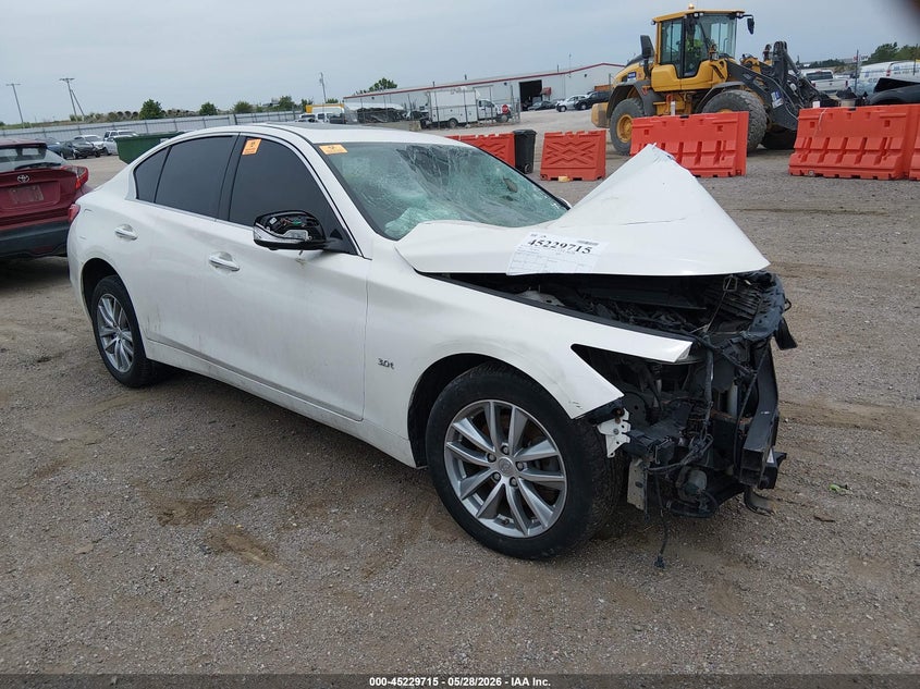 2017 Infiniti Q50 VIN JN1EV7AR3HM831674 IAAI salvage auction — NORMAL WEAR, Certificate Of Title (Nebraska), sold $575 on 2026-07-16 (photo 1)