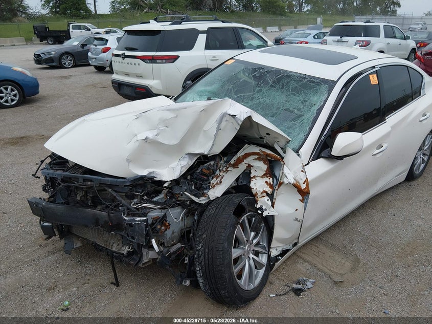 2017 Infiniti Q50 VIN JN1EV7AR3HM831674 IAAI salvage auction — NORMAL WEAR, Certificate Of Title (Nebraska), sold $575 on 2026-07-16 (photo 6)