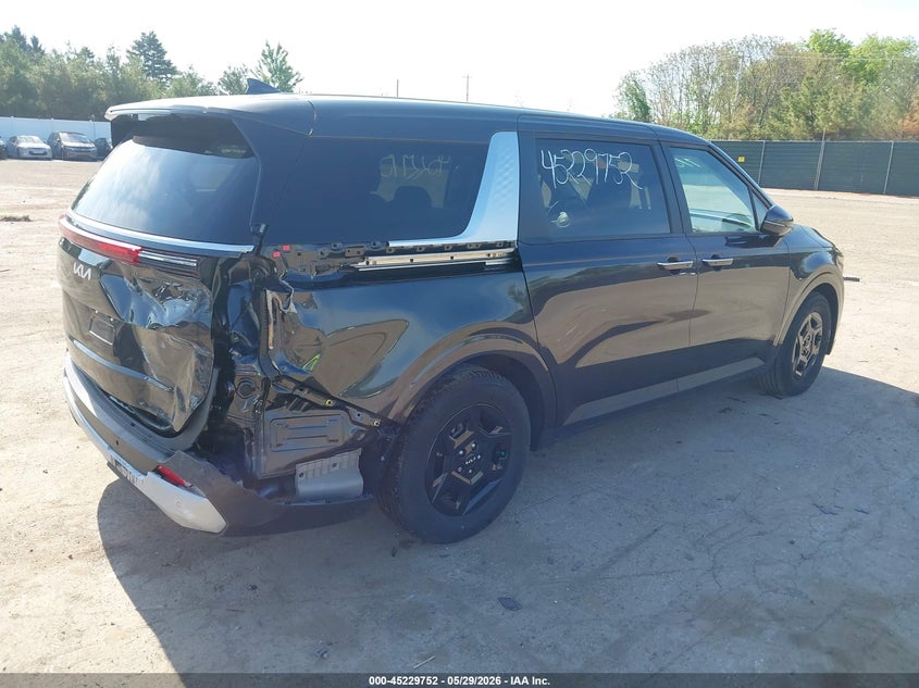 2025 Kia Carnival VIN KNDNB5K33S6484640 IAAI salvage auction — REAR END, Salvage (Illinois), sold $10,600 on 2026-08-22 (photo 4)
