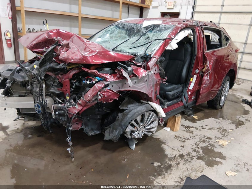 2021 Toyota Venza VIN JTEAAAAH9MJ064111 IAAI salvage auction — FRONT END, Salvage Title, sold $400 on 2026-07-10 (photo 2)