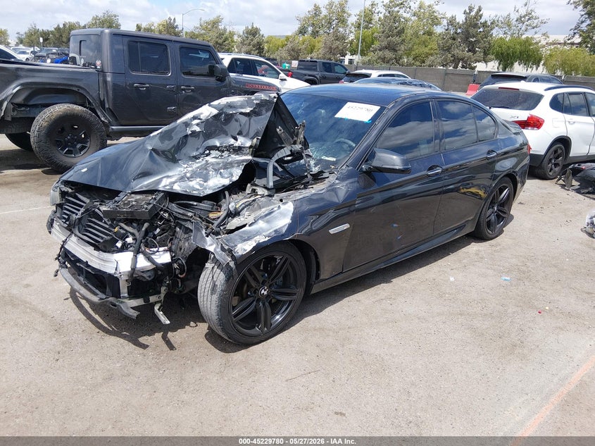 2014 BMW VIN WBA5B1C5XED478081 IAAI salvage auction — FRONT END, Salvage (California), sold $700 on 2026-07-06 (photo 2)