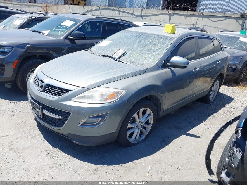 2011 Mazda Cx-9 VIN JM3TB2DV8B0329239 IAAI salvage auction — VANDALISM, Salvage Certificate (California), sold $175 on 2026-07-15 (photo 2)