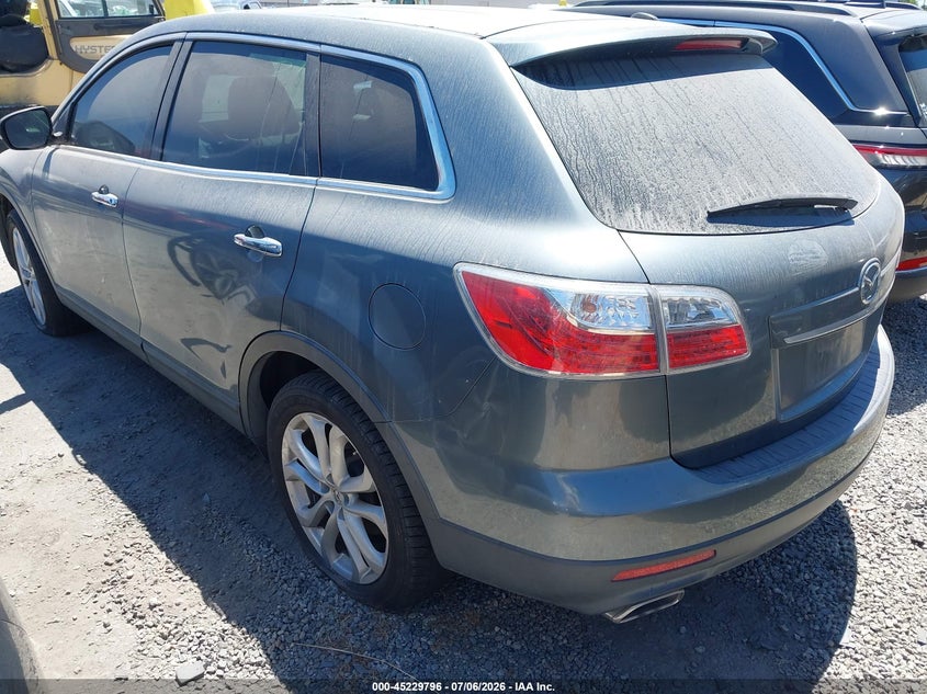 2011 Mazda Cx-9 VIN JM3TB2DV8B0329239 IAAI salvage auction — VANDALISM, Salvage Certificate (California), sold $175 on 2026-07-15 (photo 3)