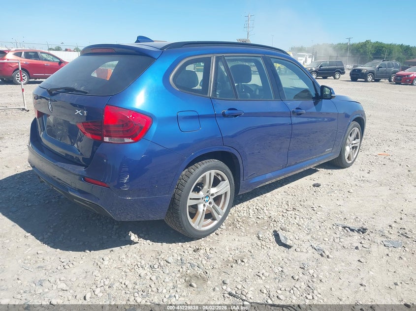 2013 BMW X1 VIN WBAVL1C59DVR87682 IAAI salvage auction — RIGHT REAR, Salvage Title, sold $500 on 2026-07-30 (photo 4)