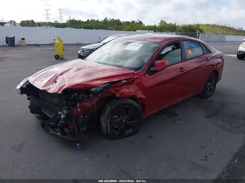 2023 Hyundai Elantra VIN KMHLM4AG9PU461636 IAAI salvage auction — FRONT END, Certificate Of Destruction (Florida), sold $2,500 on 2026-07-06 (photo 2)