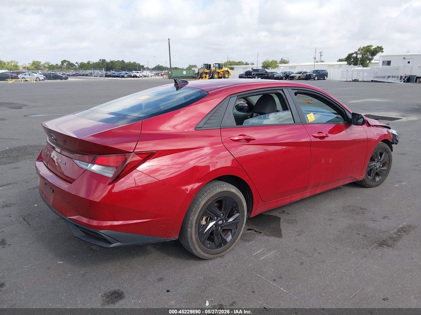 2023 Hyundai Elantra VIN KMHLM4AG9PU461636 IAAI salvage auction — FRONT END, Certificate Of Destruction (Florida), sold $2,500 on 2026-07-06 (photo 4)
