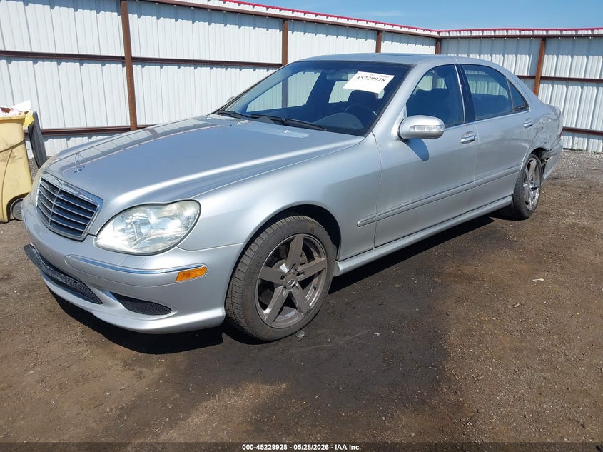 2003 Mercedes-benz S class VIN WDBNG84J93A372596 IAAI salvage auction — LEFT REAR, Bill Of Sale (Washington), sold $375 on 2026-07-07 (photo 2)