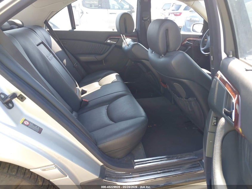 2003 Mercedes-benz S class VIN WDBNG84J93A372596 IAAI salvage auction — LEFT REAR, Bill Of Sale (Washington), sold $375 on 2026-07-07 (photo 8)