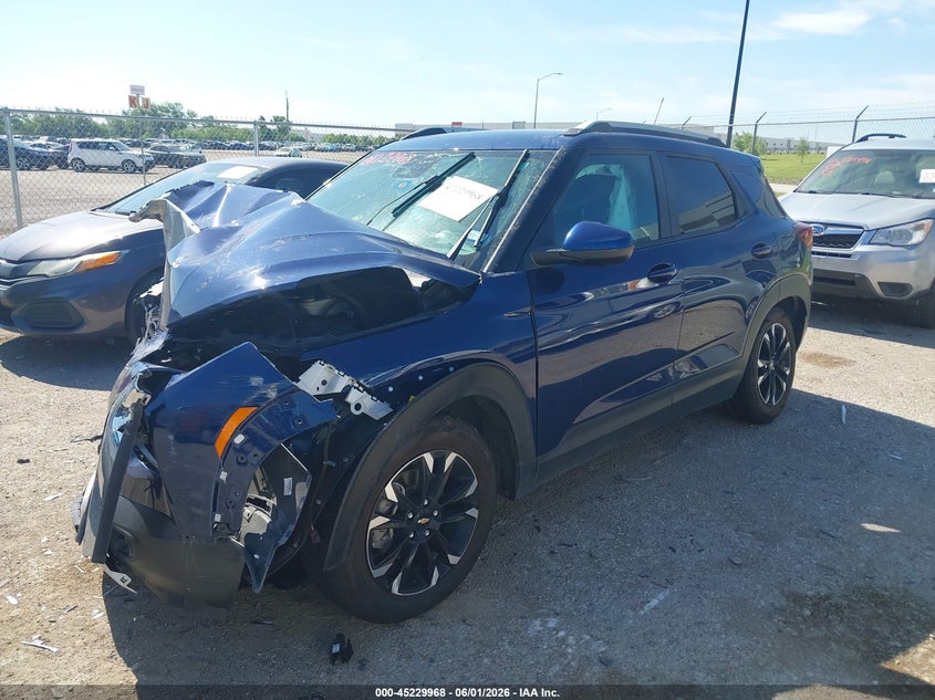 2023 Chevrolet Trailblazer VIN KL79MPS26PB052036 IAAI salvage auction — FRONT END, Salvage Title, sold $1,900 on 2026-07-07 (photo 2)