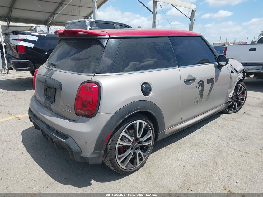 2022 Mini VIN WMW73DH08N2P76659 IAAI salvage auction — RIGHT FRONT, Salvage (California), sold $7,500 on 2026-07-15 (photo 4)