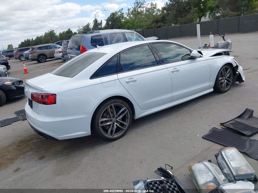 2017 Audi S6 VIN WAUFFAFC9HN034899 IAAI salvage auction — FRONT END, Salvage (California), sold $3,200 on 2026-07-29 (photo 4)
