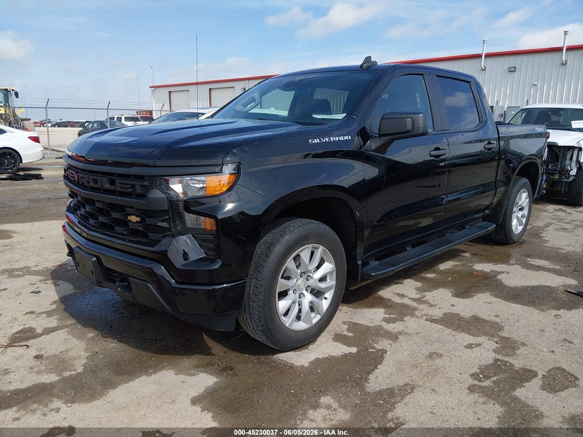 2023 Chevrolet Silverado VIN 1GCPDBEK8PZ115279 IAAI salvage auction — HAIL, Salvage (Kansas), sold $20,150 on 2026-07-31 (photo 2)