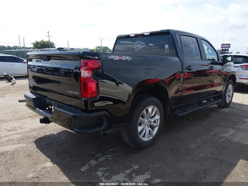 2023 Chevrolet Silverado VIN 1GCPDBEK8PZ115279 IAAI salvage auction — HAIL, Salvage (Kansas), sold $20,150 on 2026-07-31 (photo 4)
