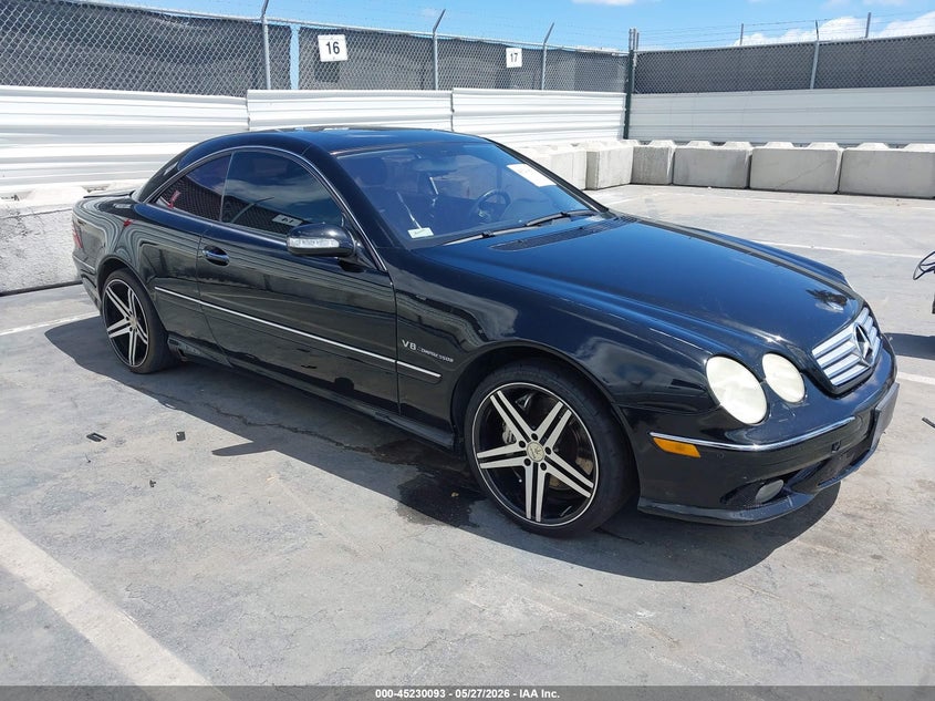 2005 Mercedes-benz Cl-class VIN WDBPJ74J35A044582 IAAI salvage auction — LEFT SIDE, Salvage (California), sold $3,400 on 2026-07-08 (photo 1)