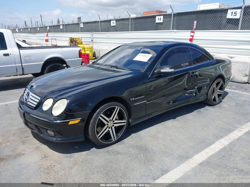 2005 Mercedes-benz Cl-class VIN WDBPJ74J35A044582 IAAI salvage auction — LEFT SIDE, Salvage (California), sold $3,400 on 2026-07-08 (photo 2)