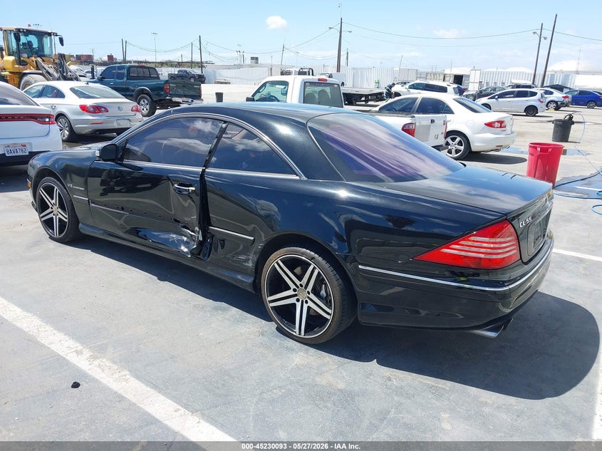 2005 Mercedes-benz Cl-class VIN WDBPJ74J35A044582 IAAI salvage auction — LEFT SIDE, Salvage (California), sold $3,400 on 2026-07-08 (photo 3)
