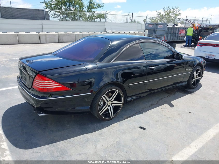 2005 Mercedes-benz Cl-class VIN WDBPJ74J35A044582 IAAI salvage auction — LEFT SIDE, Salvage (California), sold $3,400 on 2026-07-08 (photo 4)
