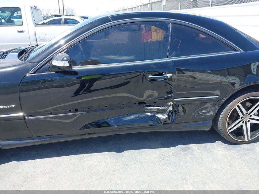 2005 Mercedes-benz Cl-class VIN WDBPJ74J35A044582 IAAI salvage auction — LEFT SIDE, Salvage (California), sold $3,400 on 2026-07-08 (photo 6)