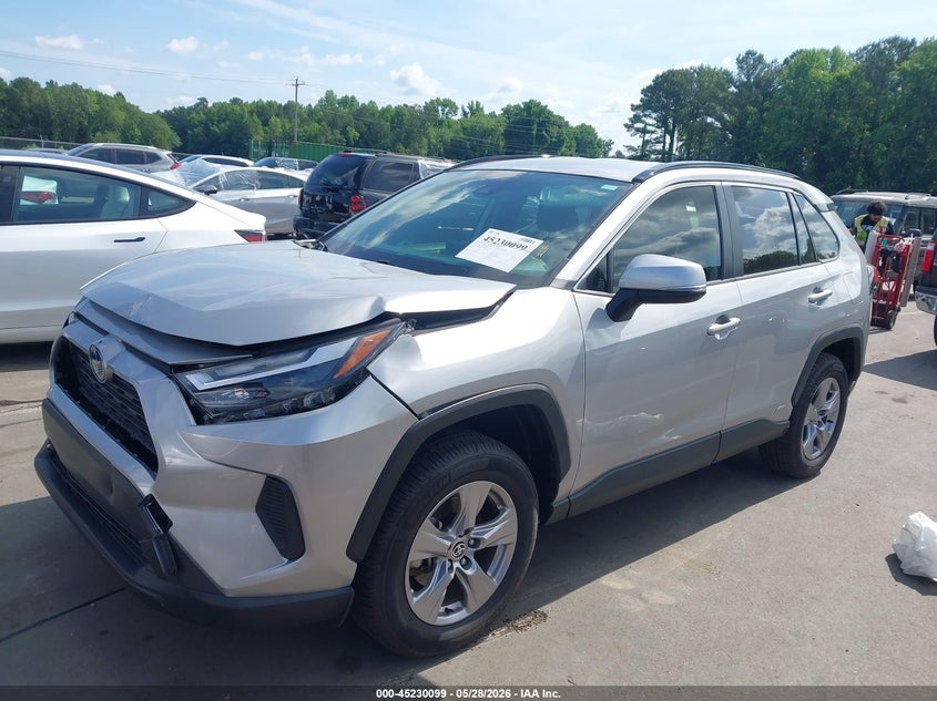 2023 Toyota Rav 4 VIN JTMRWRFVXPJ056870 IAAI salvage auction — FRONT & REAR, Salvage Title, sold $8,400 on 2026-07-31 (photo 2)