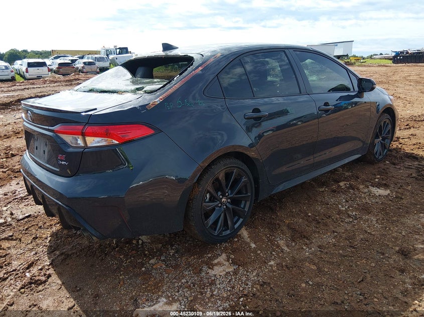 2025 Toyota Corolla VIN JTDBCMFE2S3086083 IAAI salvage auction — HAIL, Clear (Missouri), sold $15,000 on 2026-07-13 (photo 4)