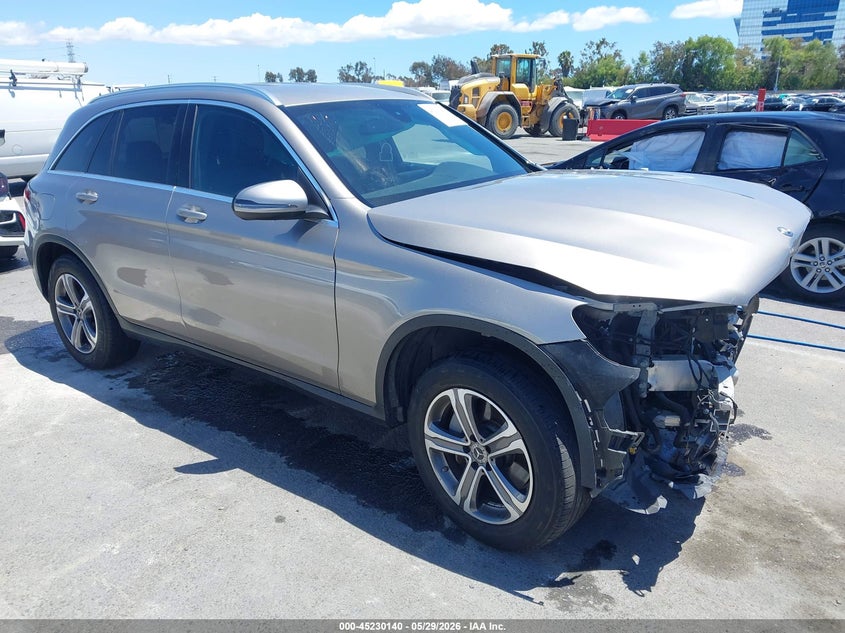 2019 Mercedes-benz Glc VIN WDC0G4JB5KF612739 IAAI salvage auction — FRONT END, Salvage (California), sold $2,300 on 2026-08-13 (photo 1)