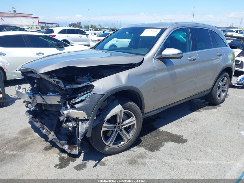 2019 Mercedes-benz Glc VIN WDC0G4JB5KF612739 IAAI salvage auction — FRONT END, Salvage (California), sold $2,300 on 2026-08-13 (photo 2)